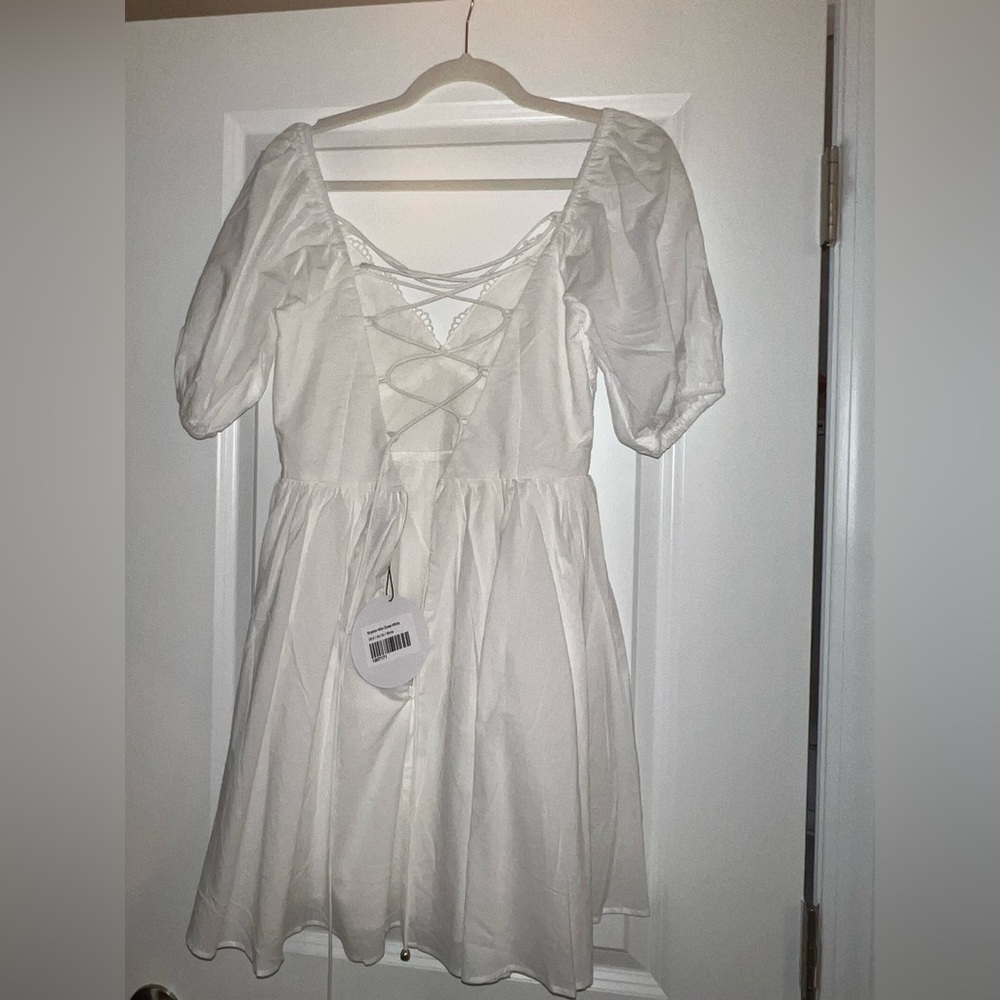 NWT Princess Polly White Lace Krysten Dress - Picture 4 of 5